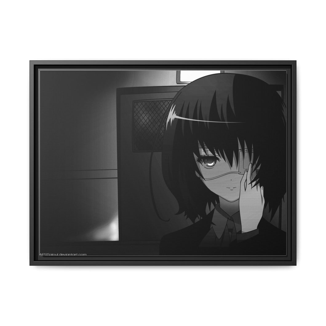 Anime Another Canvas Framed Art Print