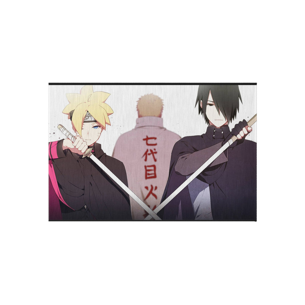 Boruto, Sasuke & Naruto Rug