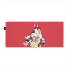 Load image into Gallery viewer, Monthly Girls&#39; Nozaki-kun Mikoto Mikoshiba, Chiyo Sakura, Yuzuki Seo, Umetarou Nozaki, Yuu Kashima RGB LED Mouse Pad (Desk Mat)
