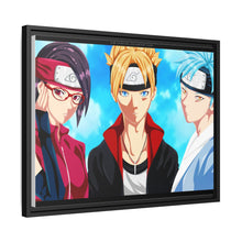 Load image into Gallery viewer, Sarada Uchiha Boruto Uzumaki Canvas Framed Art Print

