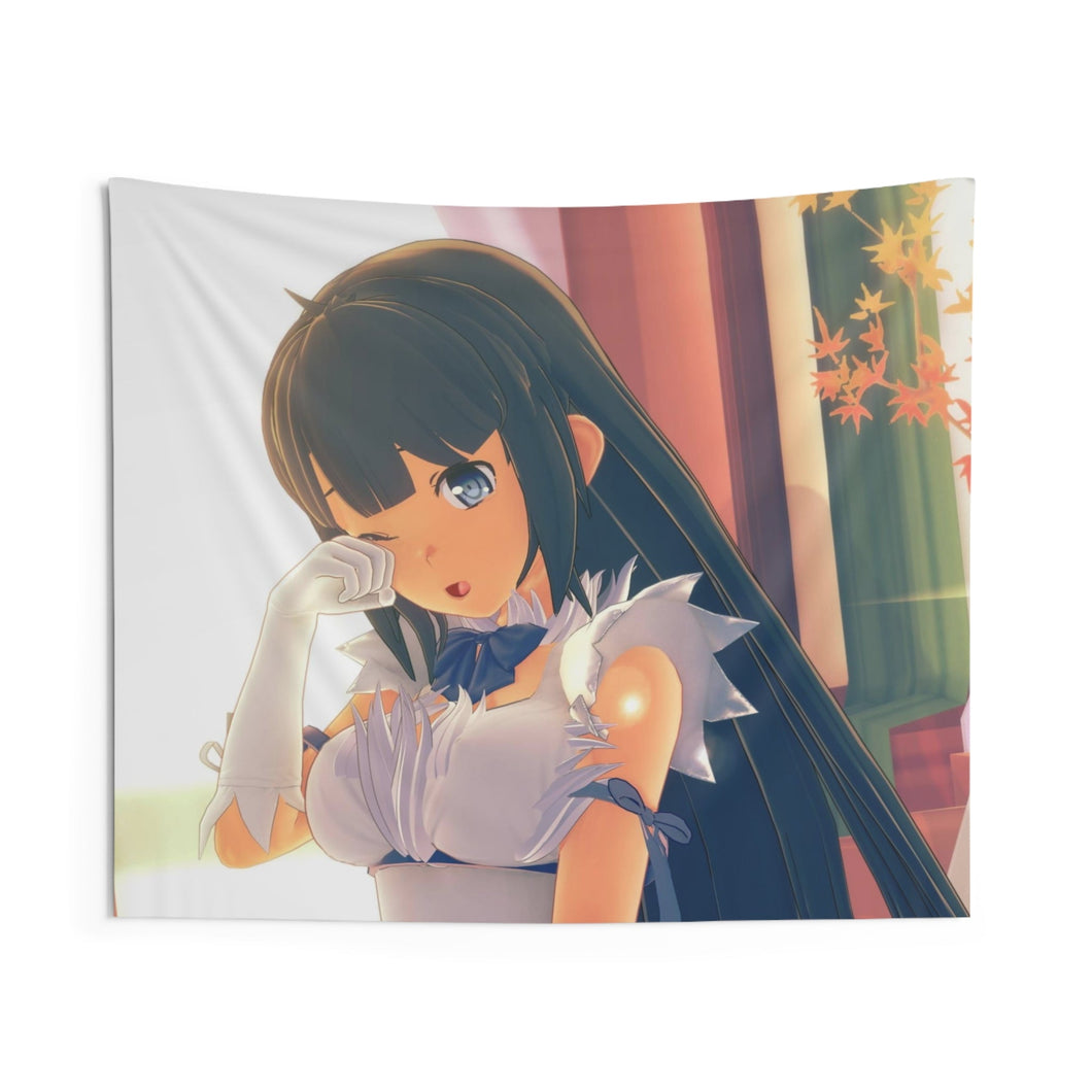 Is It Wrong To Try To Pick Up Girls In A Dungeon? Indoor Wall Tapestry