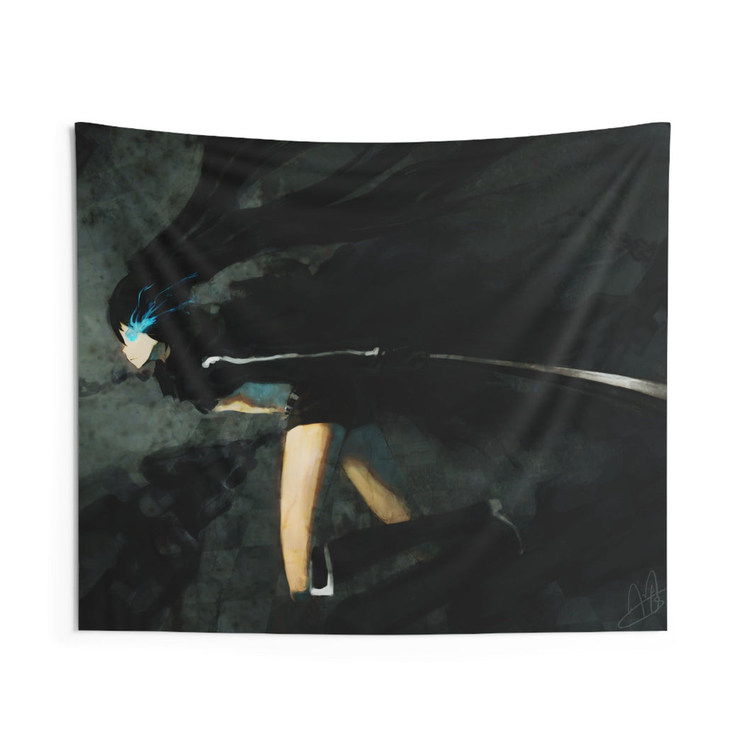Black Rock Shooter Indoor Wall Tapestry