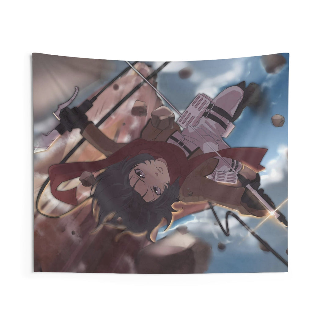 Shingeki no Kyojin - Mikasa Ackerman Indoor Wall Tapestry
