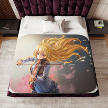 Load image into Gallery viewer, Anime Your Lie in April Sherpa Blanket
