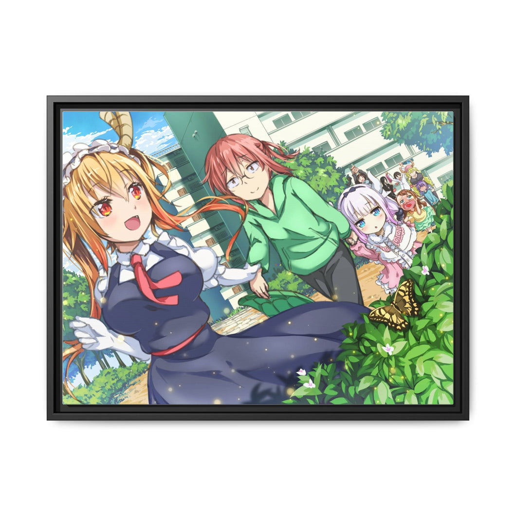 Anime Miss Kobayashi's Dragon Maid Canvas Framed Art Print