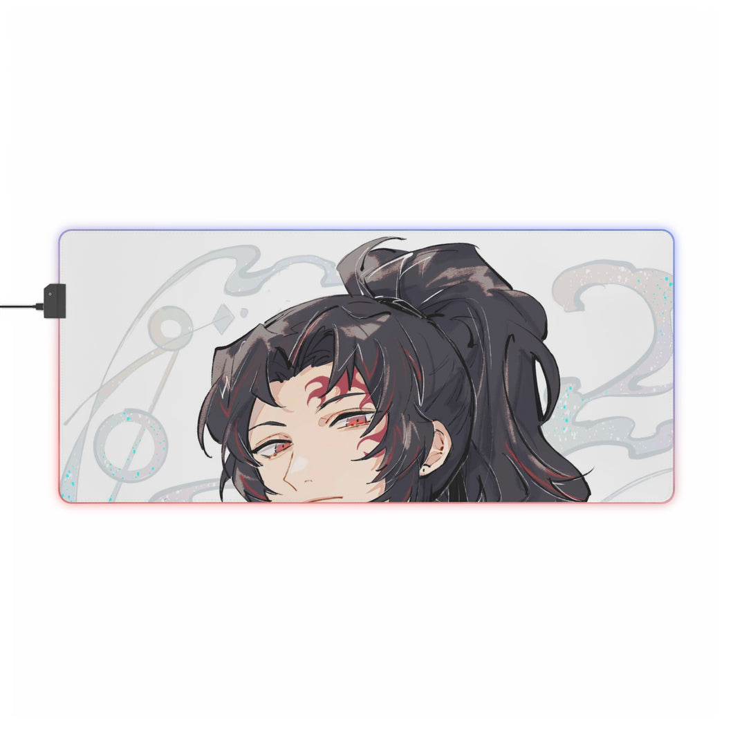 Yoriichi Tsugikuni RGB LED Mouse Pad (Desk Mat)