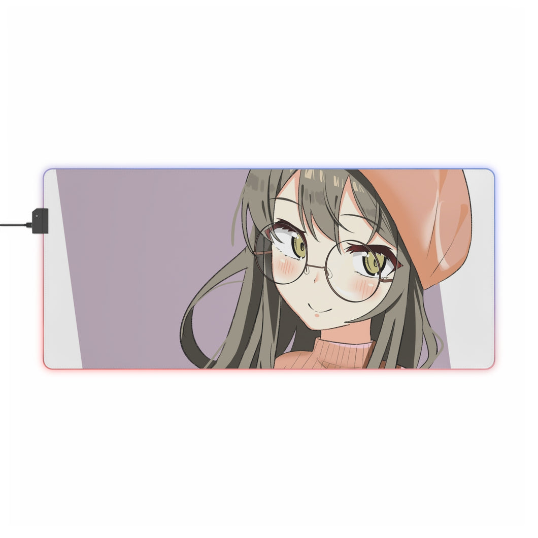 Rascal Does Not Dream Of Bunny Girl Senpai RGB LED Mouse Pad (Desk Mat)