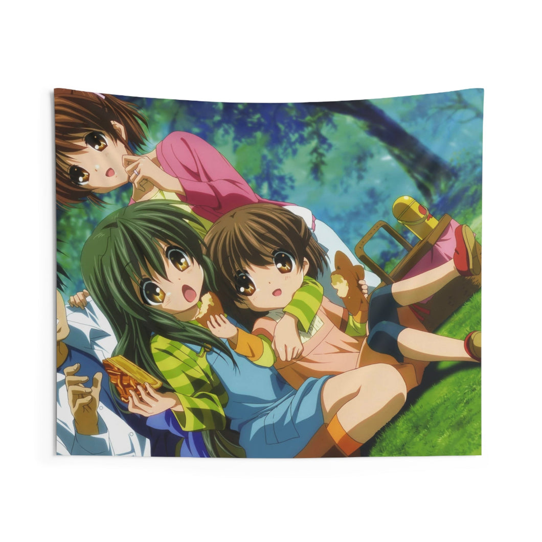 Clannad Tomoya Okazaki, Nagisa Furukawa, Fuuko Ibuki Indoor Wall Tapestry