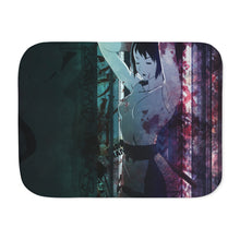 Load image into Gallery viewer, Anime Samurai Champloor Sherpa Blanket
