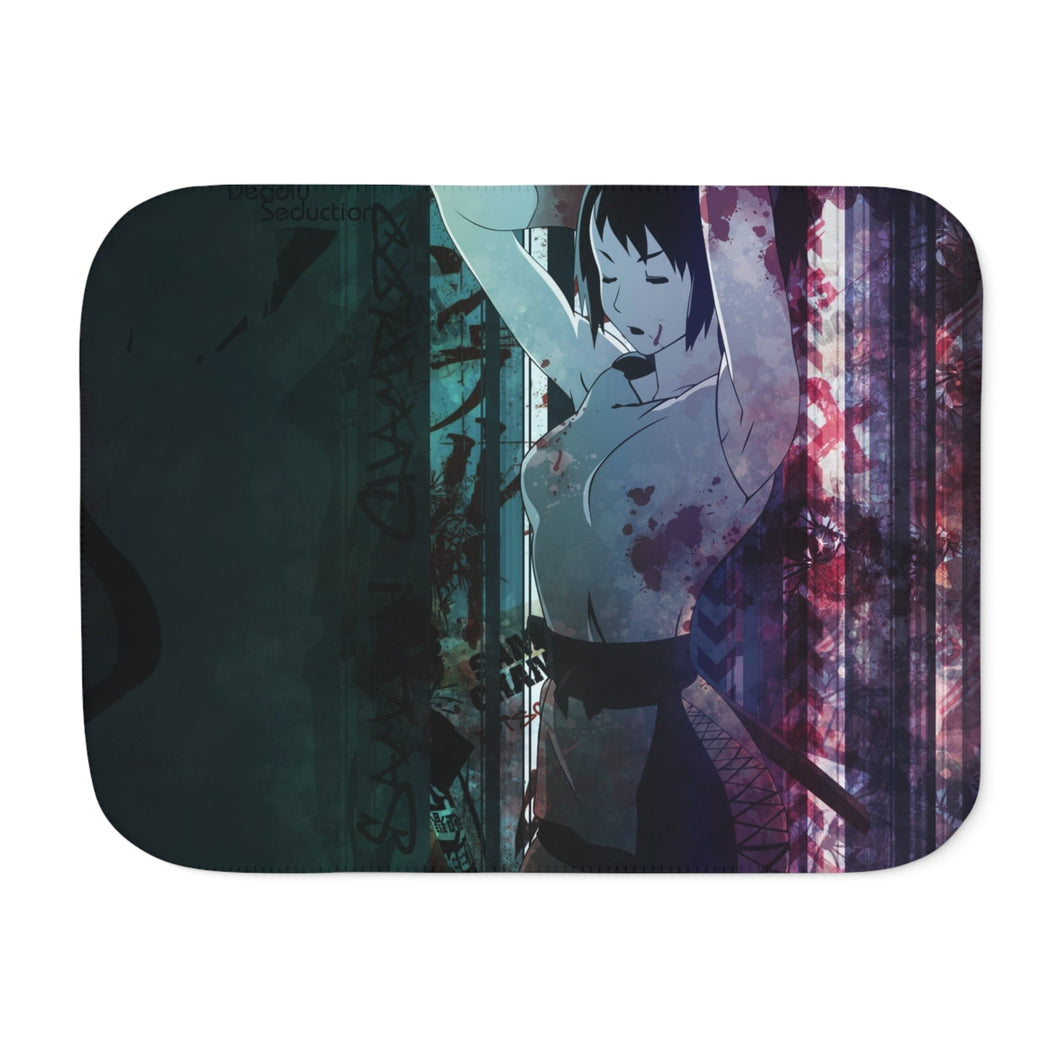 Anime Samurai Champloor Sherpa Blanket