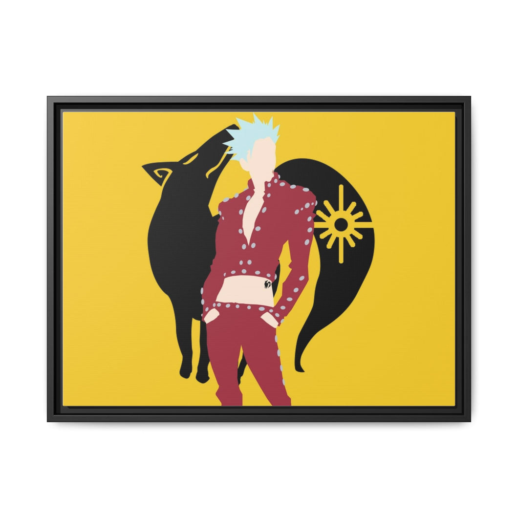 The Seven Deadly Sins Canvas Framed Art Print