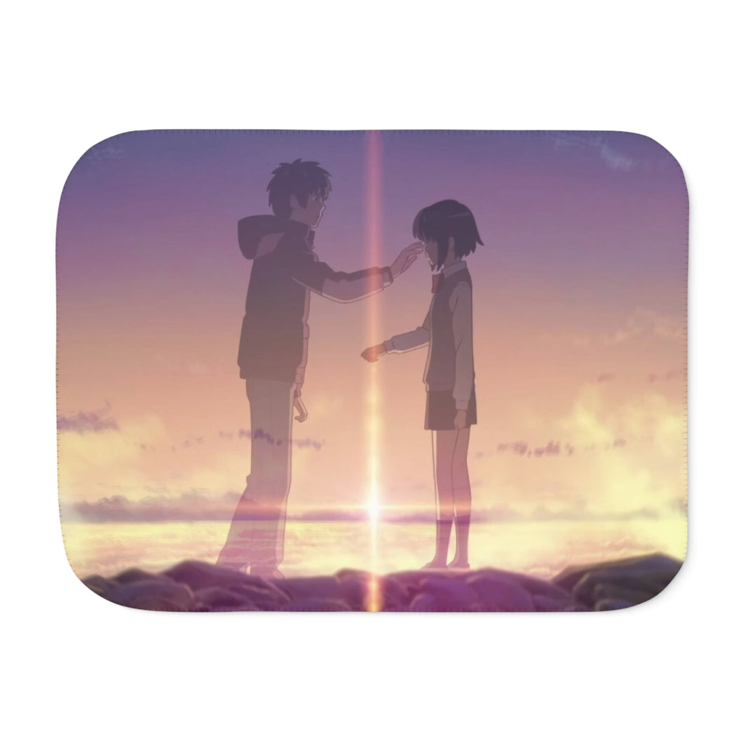 Your Name. Sherpa Blanket