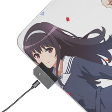 Load image into Gallery viewer, Saekano: How To Raise A Boring Girlfriend RGB LED Mouse Pad (Desk Mat)
