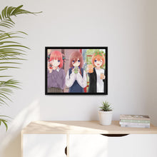 Load image into Gallery viewer, The Quintessential Quintuplets Miku Nakano, Itsuki Nakano, Nino Nakano, Yotsuba Nakano, Ichika Nakano Canvas Framed Art Print
