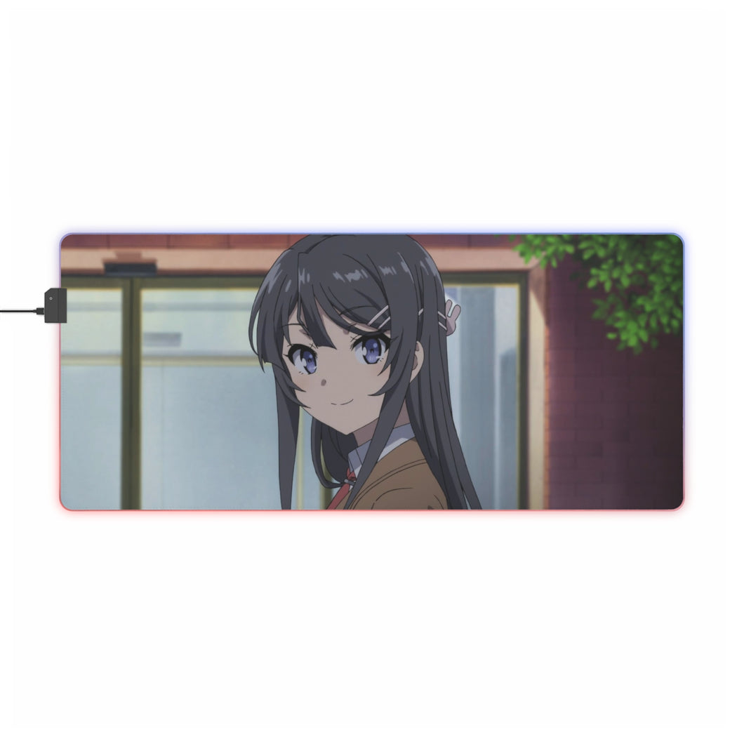 I'm happy to see you RGB LED Mouse Pad (Desk Mat)
