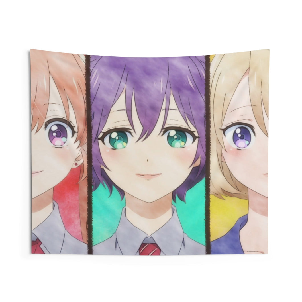 Erika , Hiro & Sachi Indoor Wall Tapestry