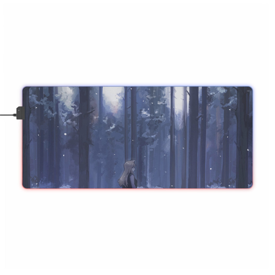 Spice And Wolf RGB LED Mouse Pad (Desk Mat)