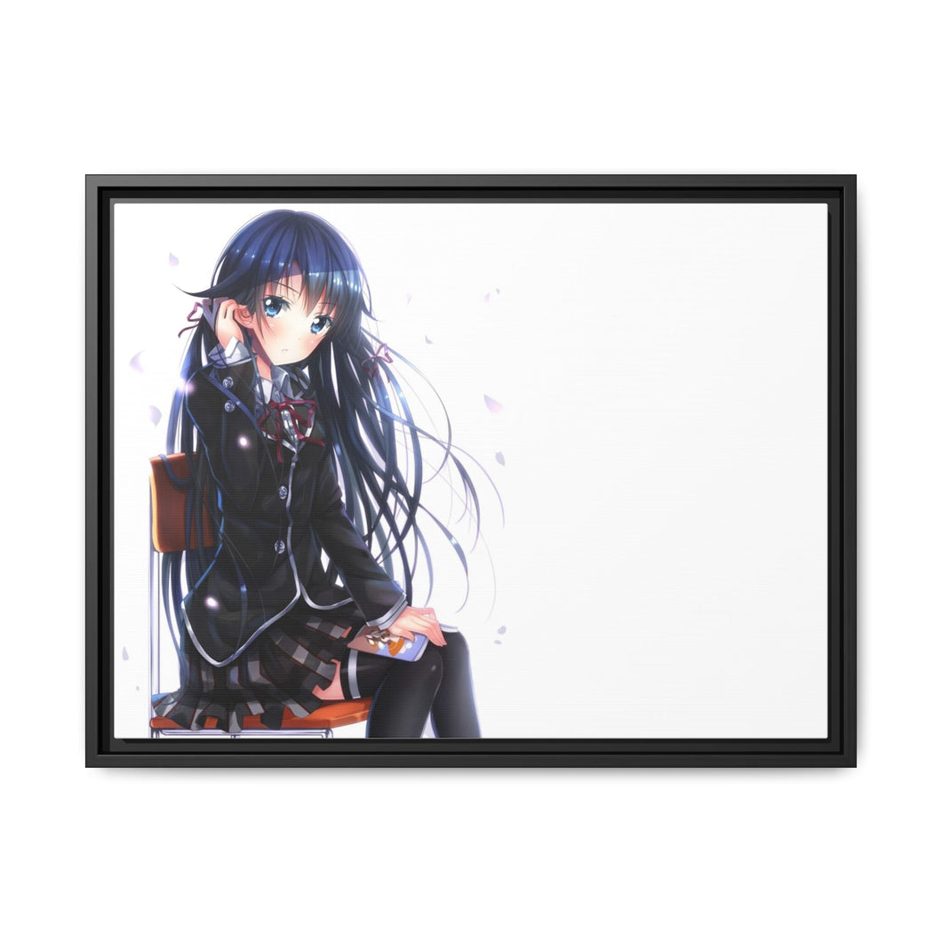 My Teen Romantic Comedy SNAFU Yukino Yukinoshita Canvas Framed Art Print