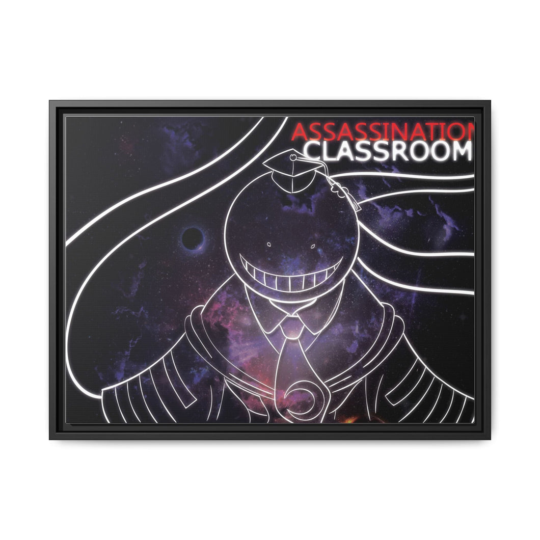 Koro-sensei Canvas Framed Art Print