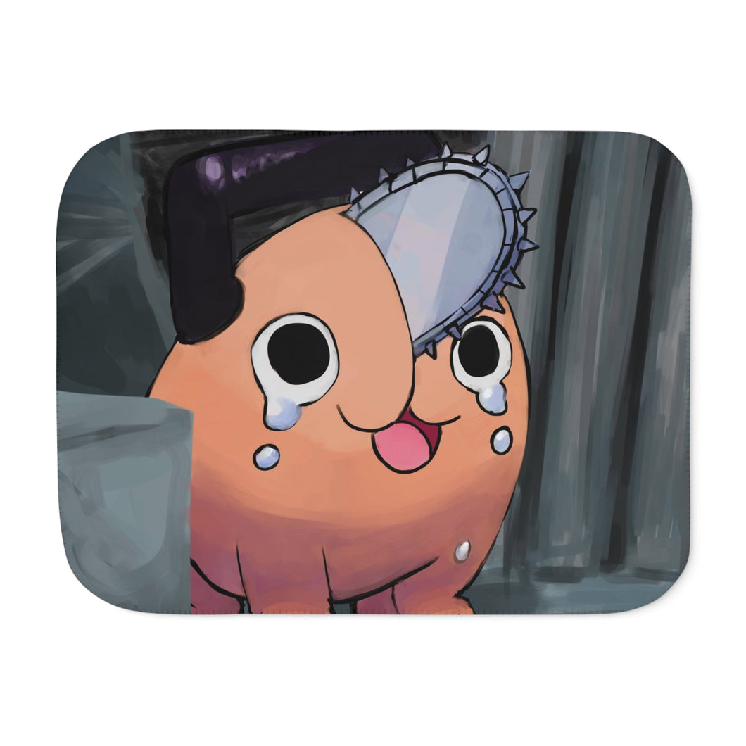 Anime Chainsaw Man Sherpa Blanket