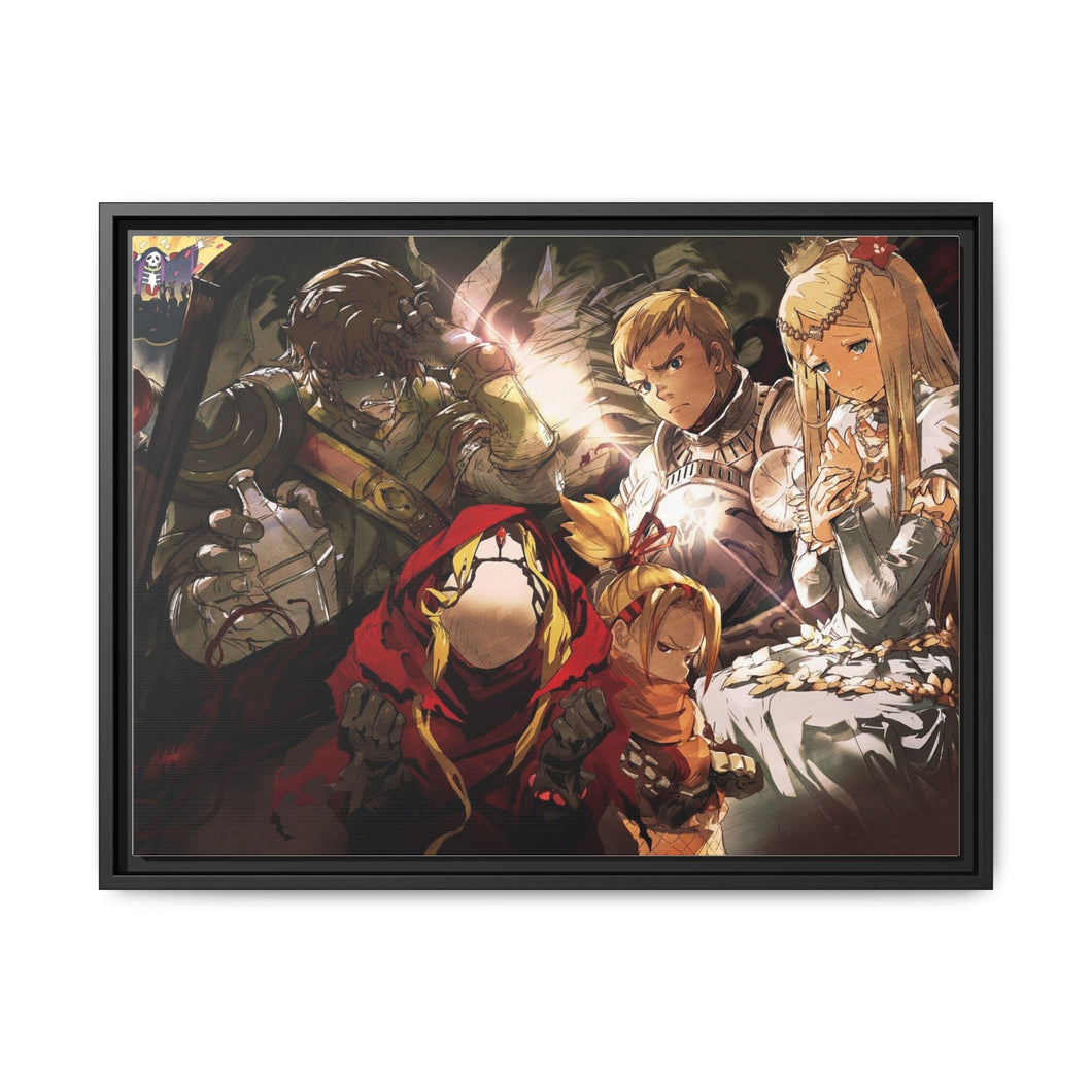 Anime Overlord Canvas Framed Art Print