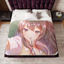 Load image into Gallery viewer, Rascal Does Not Dream of Bunny Girl Senpai Sherpa Blanket
