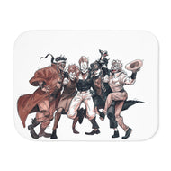 Stardust Crusaders Sherpa Blanket
