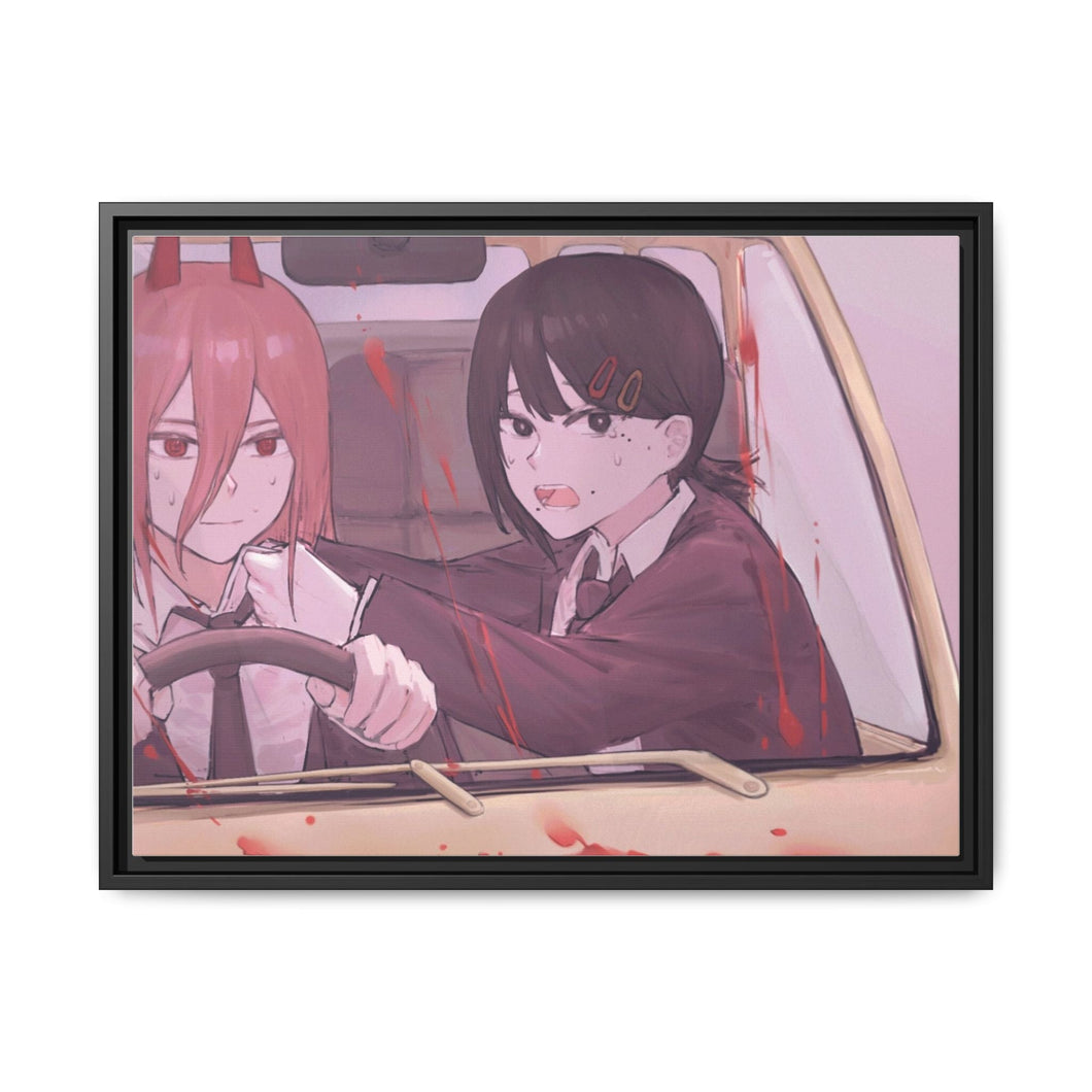Chainsaw Man Canvas Framed Art Print