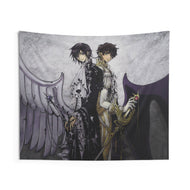 Code Geass Lelouch Lamperouge, Suzaku Kururugi Indoor Wall Tapestry