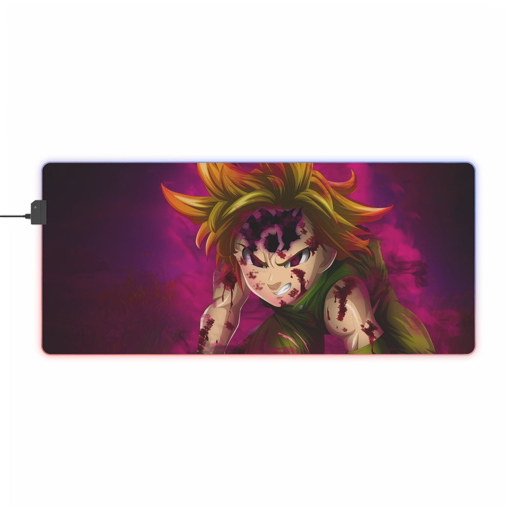 The Seven Deadly Sins Meliodas RGB LED Mouse Pad (Desk Mat)