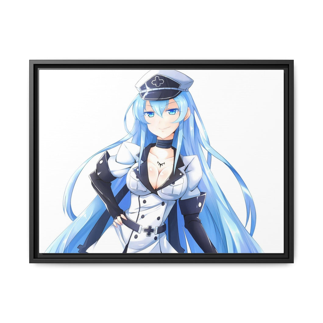 Esdeath Canvas Framed Art Print