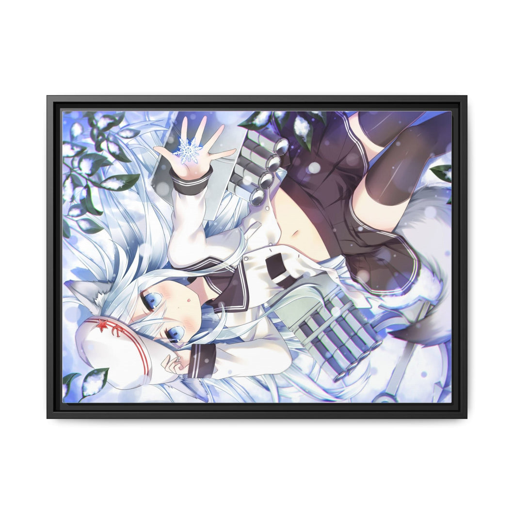 Anime Kantai Collection Canvas Framed Art Print