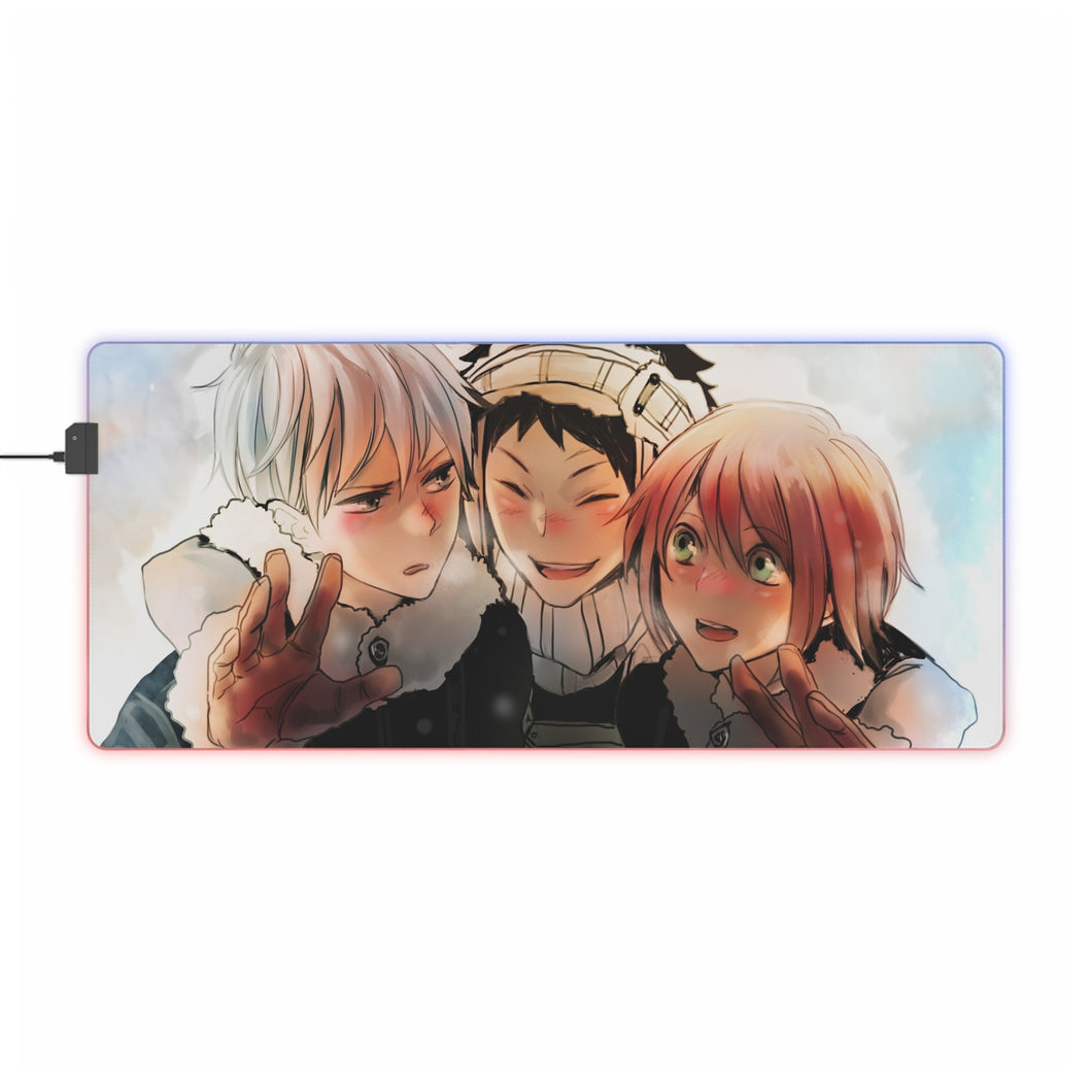 Shirayuki,Zen and Obi RGB LED Mouse Pad (Desk Mat)