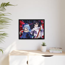 Load image into Gallery viewer, Rimuru Tempest and Shizue Izawa Canvas Framed Art Print
