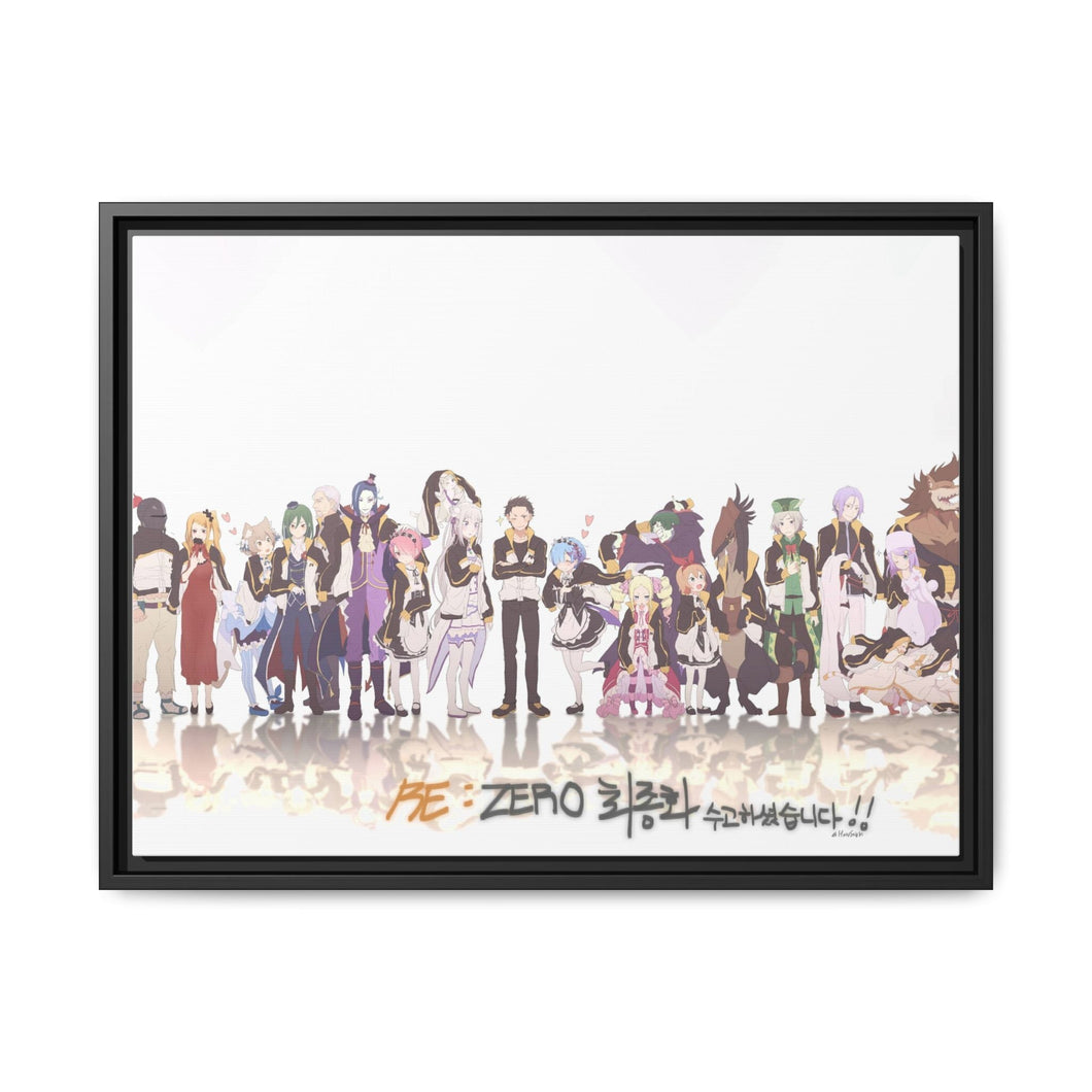 Anime Re:ZERO -Starting Life in Another World- Canvas Framed Art Print