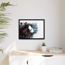 Load image into Gallery viewer, Anime Samurai Champloor Canvas Framed Art Print

