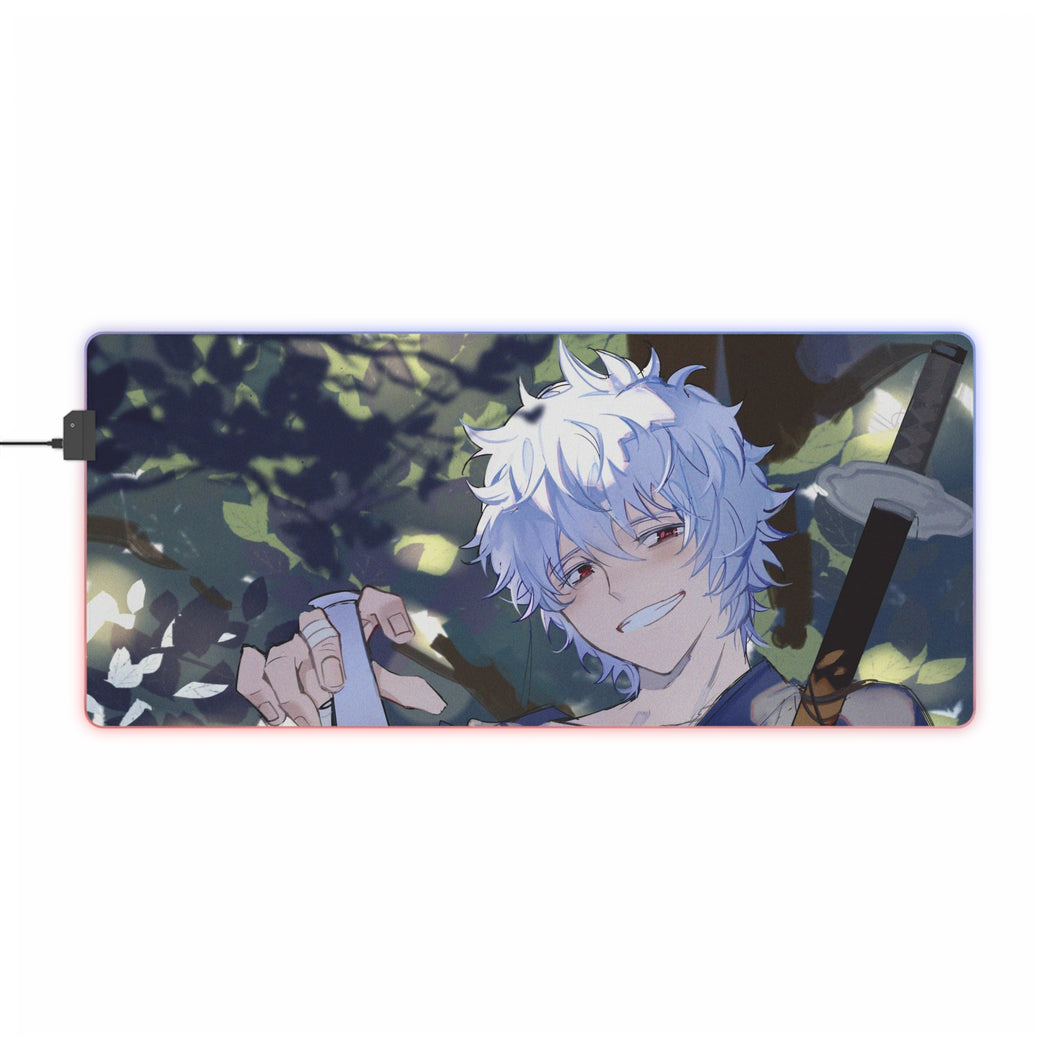 Gintama Gintoki Sakata RGB LED Mouse Pad (Desk Mat)