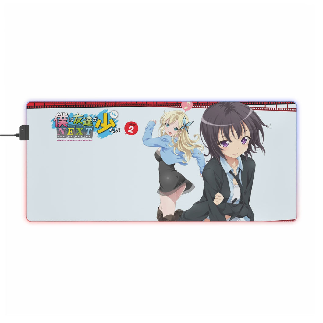 Boku Wa Tomodachi Ga Sukunai Sena Kashiwazaki, Yozora Mikazuki RGB LED Mouse Pad (Desk Mat)