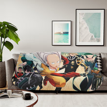 Load image into Gallery viewer, Anime One-Punch Man Sherpa Blanket
