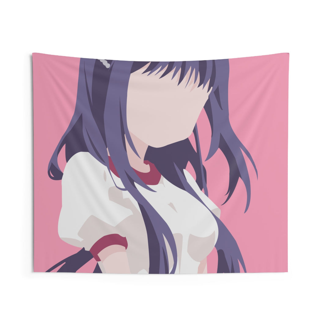 hibari anne happy minimalist Indoor Wall Tapestry
