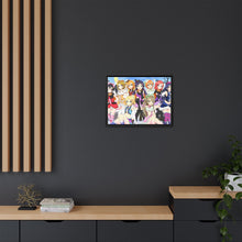 Load image into Gallery viewer, Love Live! U&#39;s Members Canvas Framed Art Print
