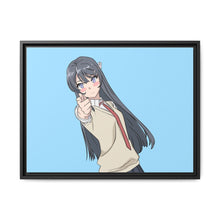 Load image into Gallery viewer, Rascal Does Not Dream Of Bunny Girl Senpai Canvas Framed Art Print
