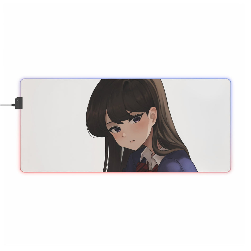 Komi Can't Communicate Komi Shouko RGB LED Mouse Pad (Desk Mat)