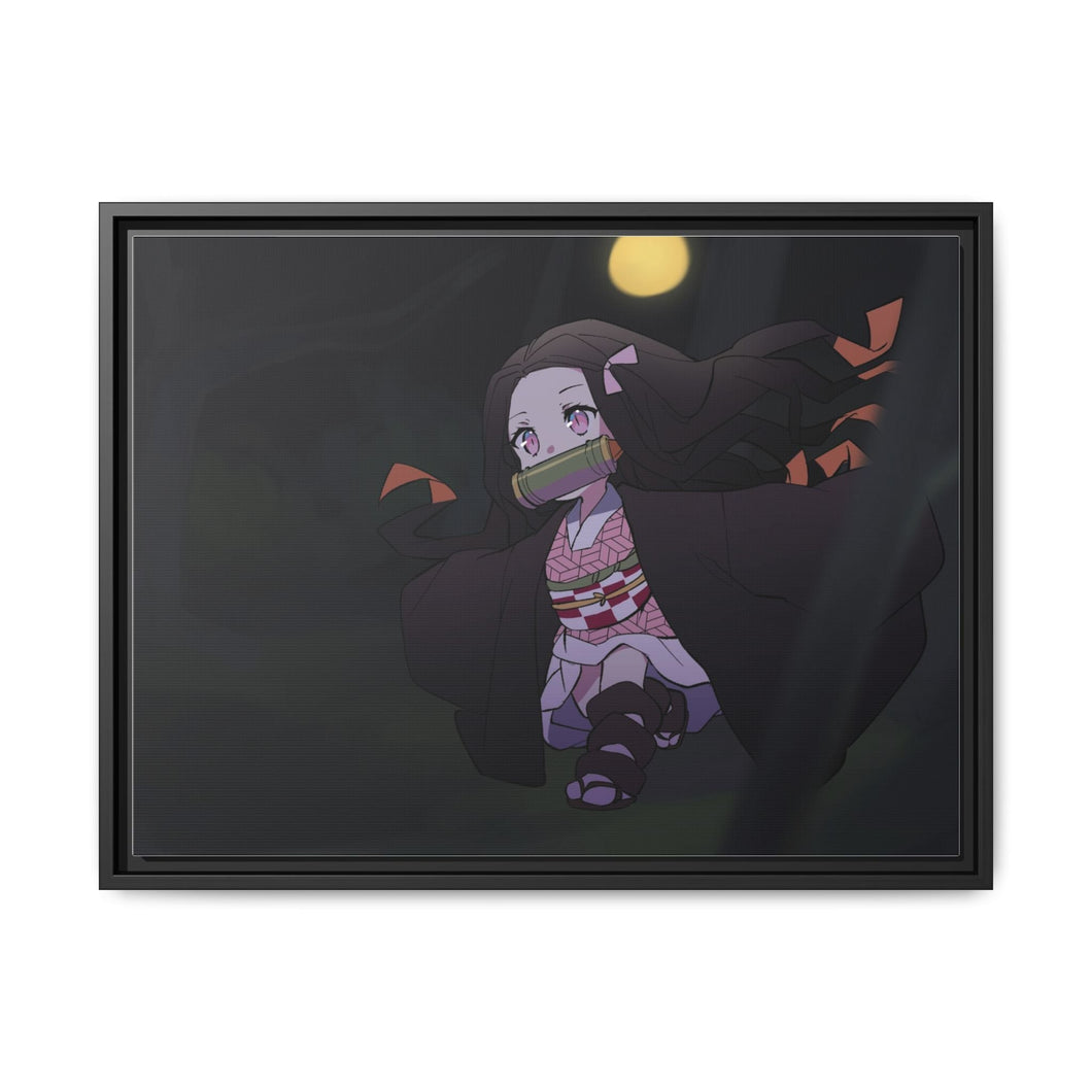 Demon Slayer: Kimetsu no Yaiba Canvas Framed Art Print