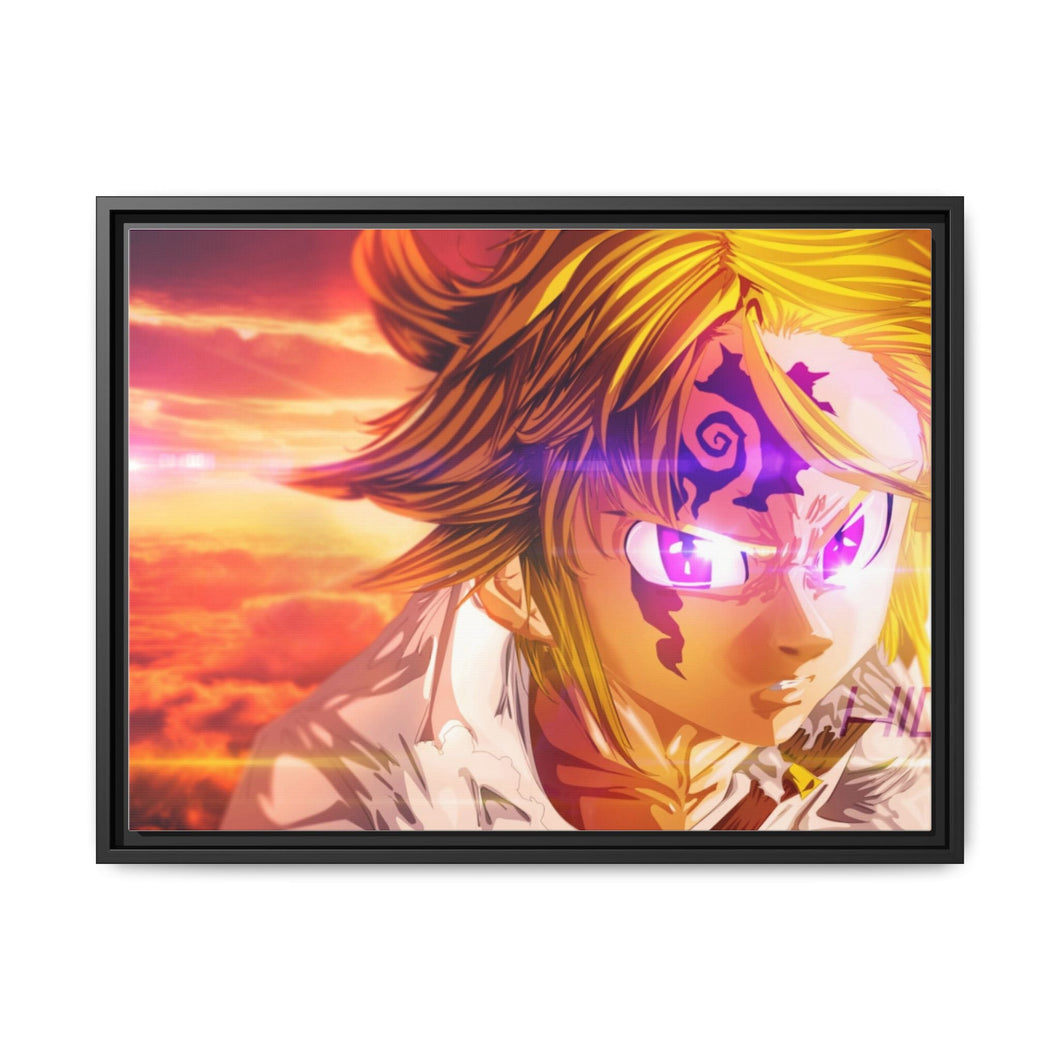 Anime The Seven Deadly Sins Canvas Framed Art Print
