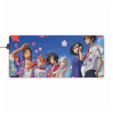 Load image into Gallery viewer, Anohana RGB LED Mouse Pad (Desk Mat)
