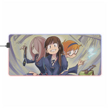 Load image into Gallery viewer, Little Witch Academia Atsuko Kagari, Sucy Manbavaran, Computer Keyboard Pad, Lotte Yanson RGB LED Mouse Pad (Desk Mat)
