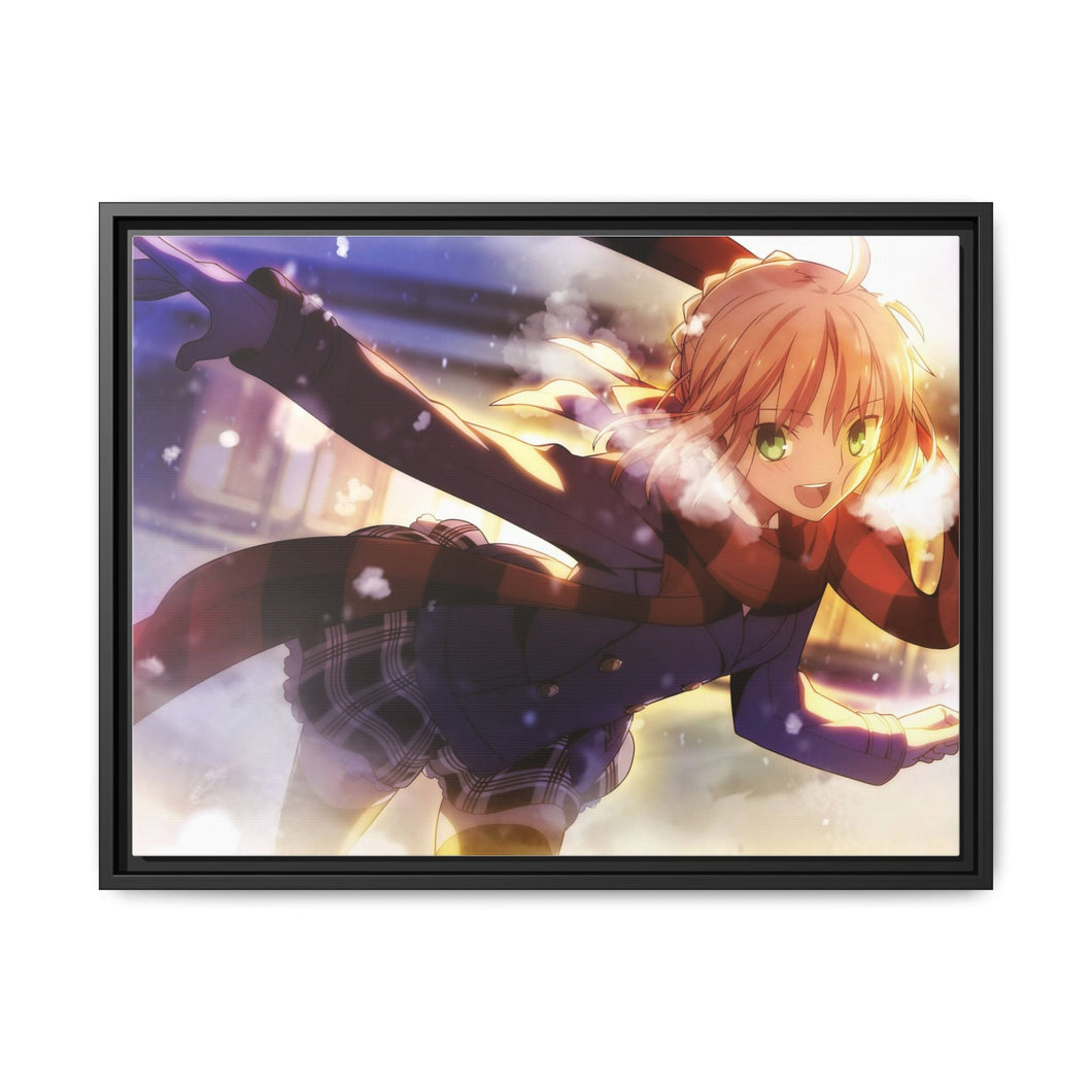 Fate/Stay Night Canvas Framed Art Print