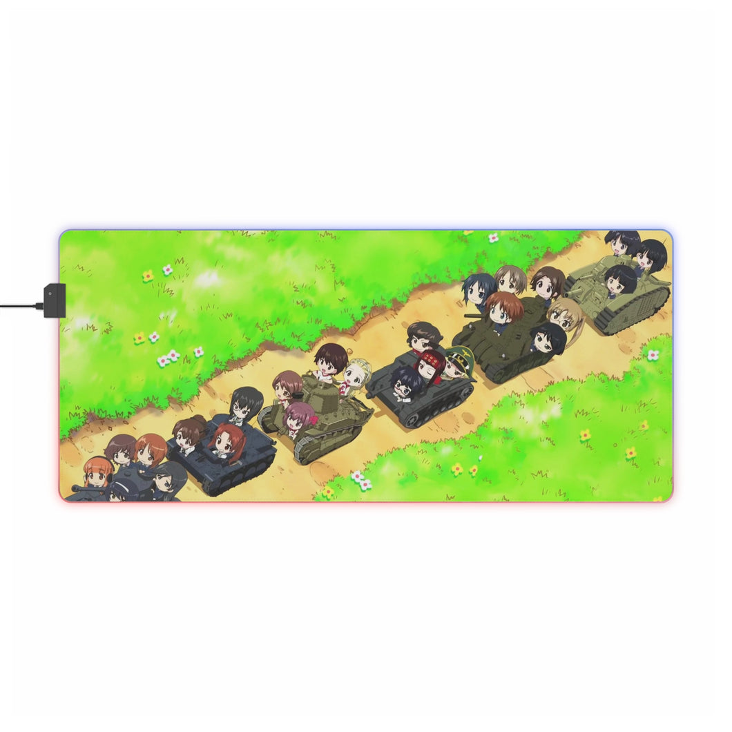 Girls und Panzer RGB LED Mouse Pad (Desk Mat)
