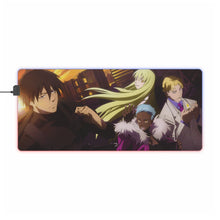 Load image into Gallery viewer, Darker Than Black Hei, Amber RGB LED Mouse Pad (Desk Mat)
